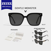 Gentle Monster Zeiss Lens Polarized Sunglasses (Unisex) with Accessories