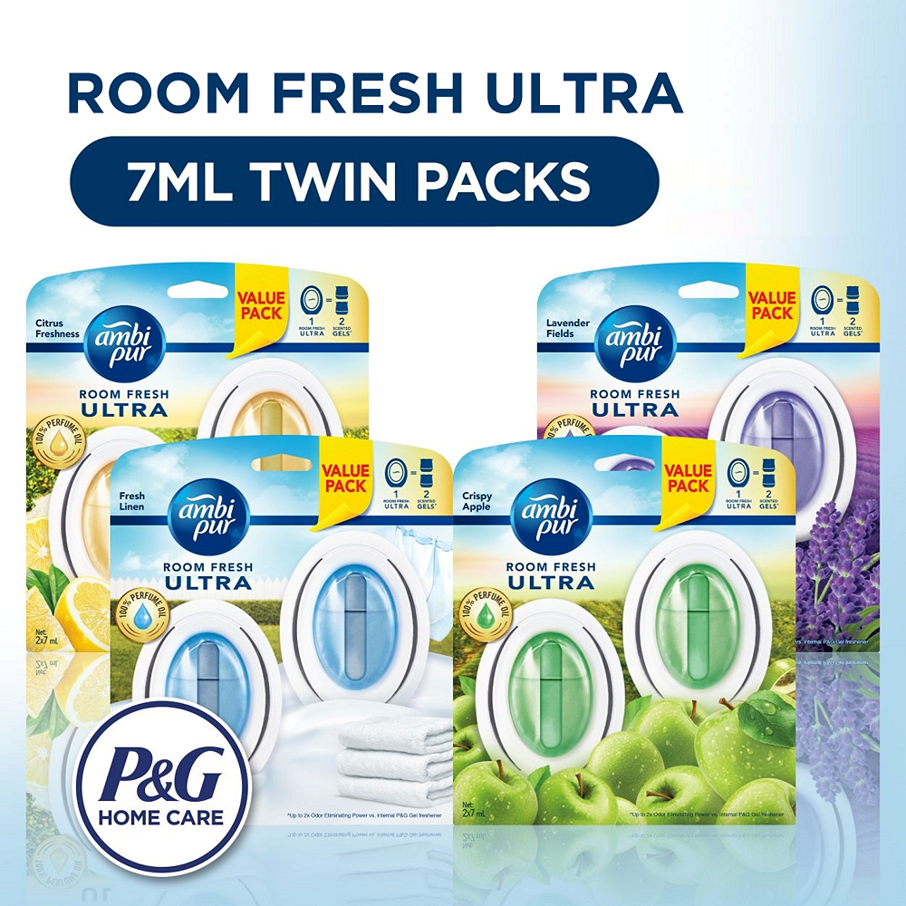 Ambi Pur Ultra Fresh Air Freshener Bundle - 7ml