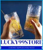 Vintage Crystal Tree Pattern 6-in-1 Drinking Glass Set