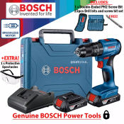 Bosch 18V Cordless Hammer Drill with Drill Bit Set