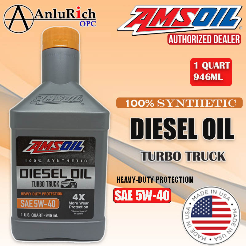 AMSOIL Heavy-Duty Synthetic Diesel Oil 5W-40