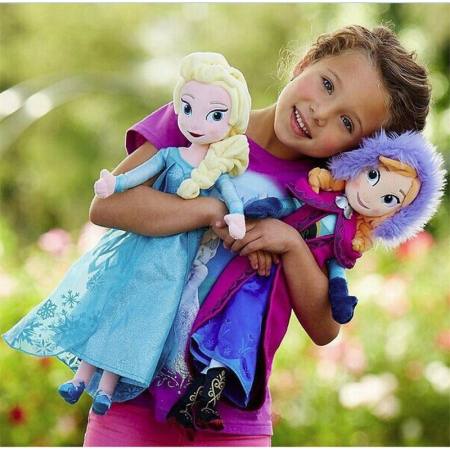 "Anna Elsa Plush Doll - Perfect Birthday or Christmas Gift"