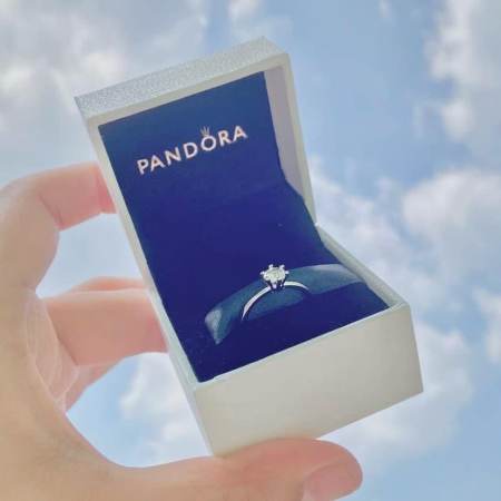 Pandora Diamond Promise Ring: High-Quality Engagement Anniversary Gift