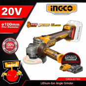 INGCO 20V Cordless Angle Grinder CAGLI21104 POWERSHARE