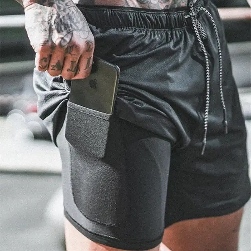2 in 1 jogging shorts