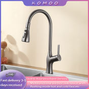 KOMOO Multi-Function Pull Down Kitchen Faucet