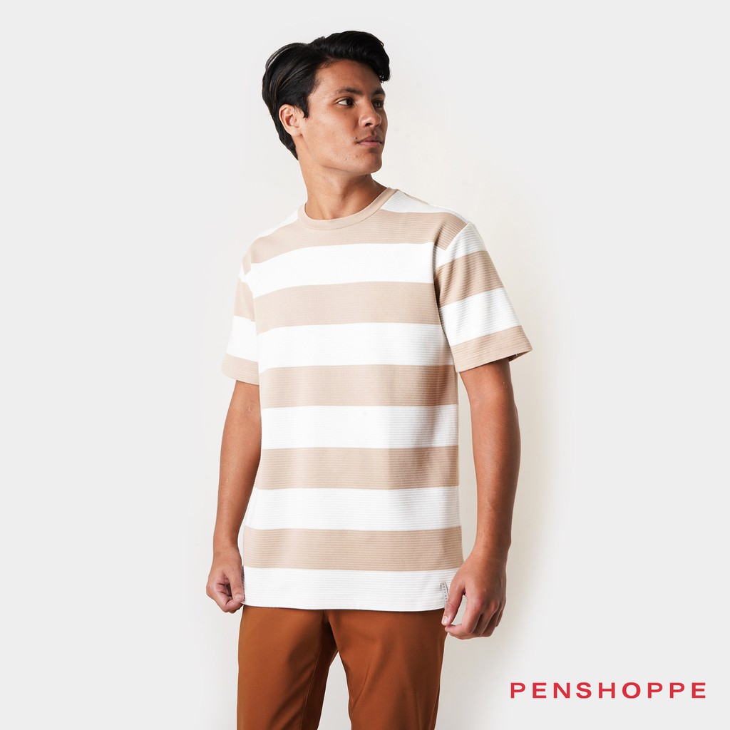 Dress Code Textured Striped T-Shirt 