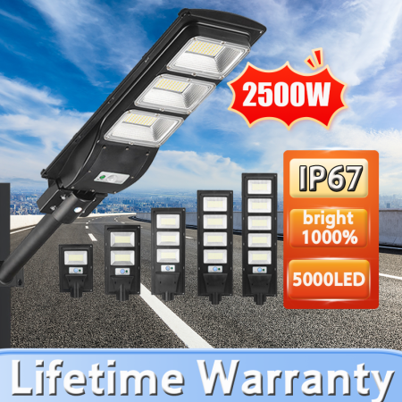 Waterproof LED Solar Street Light - 