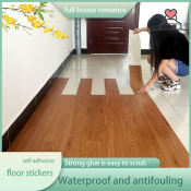 Cement Tile Vinyl Floor Sticker - Waterproof, Self-Adhesive (Brand name: )