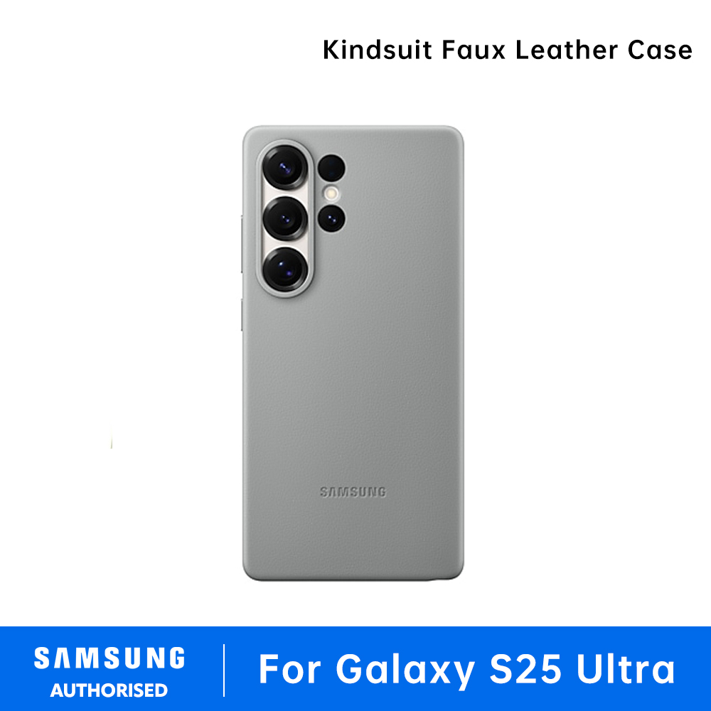 Original Samsung Galaxy S25 Ultra Kindsuit Faux Leather Case High Quality Soft Leather Case For Samsung Galaxy S25 Ultra Protector Shell & Box - Image 3