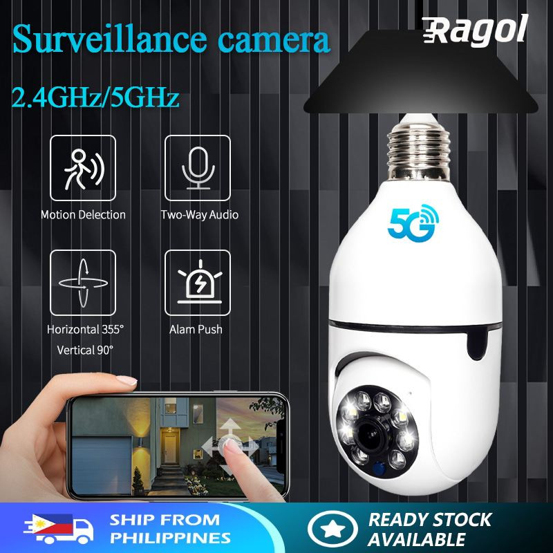 FTYCamPro 5G Smart Bulb Camera with Night Vision & Tracking