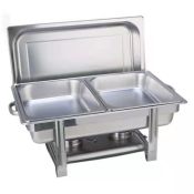 ✔COD Stainless Steele Double Chafing Dish 9.5Liter