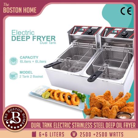 Boston Home Double Deep Fryer