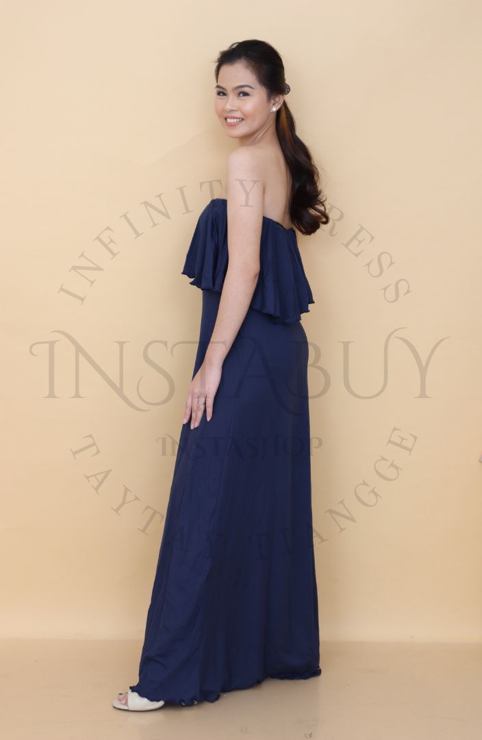 Bridesmaid Dresses: Neoprene Ombre Off Shoulder Gown & Full Length Tulle  Floral Lace Evening Dress | Lazada Philippines