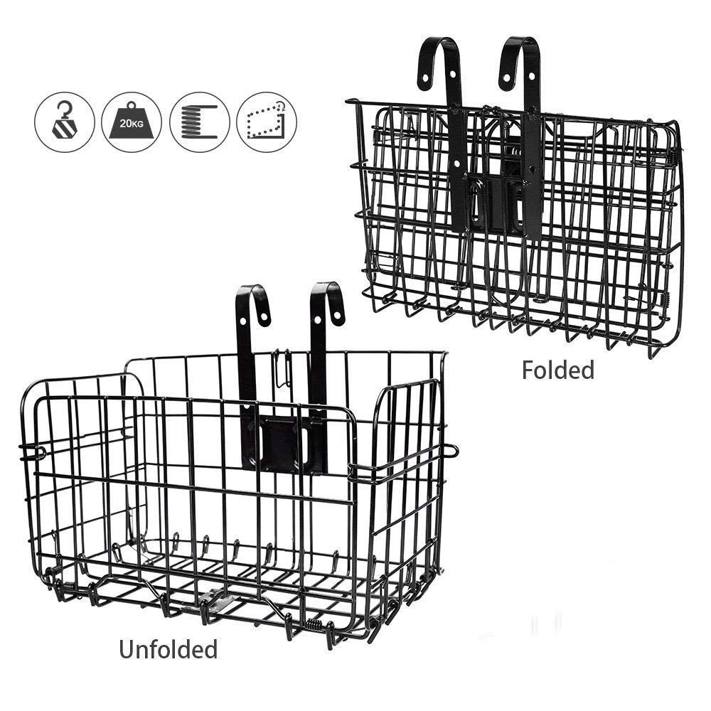 folding metal basket