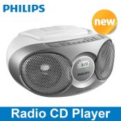 PHILIPS AZ215 Radio Portable Audio CD Player Cassette