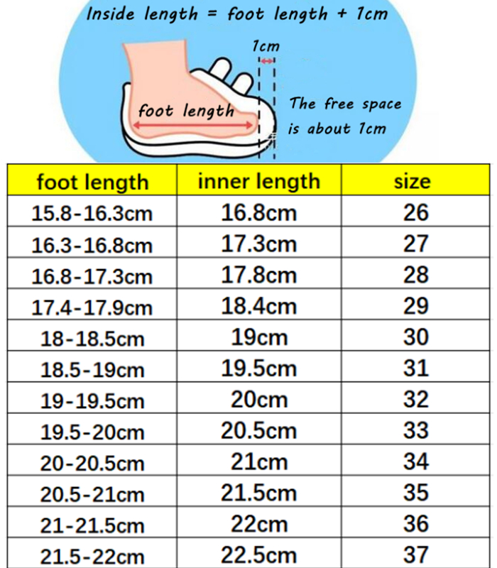 Cm 20 Cm To Us Shoe Size Sizing Chart Euro To Ph Shoe Size