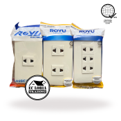 Royu Universal Outlet 1,2,3 Gang Set / Classic Series