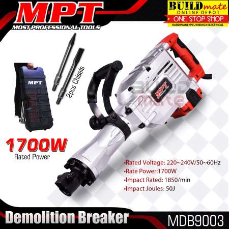 BUILDMATE Demolition Breaker Jack Hammer 1700W - MDB9003