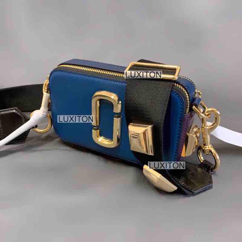 Marc Jacobs Snapshot Small Camera Bag- French Grey/ Multi M0014146-064  191267427492 - Handbags - Jomashop