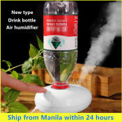 Mini USB Humidifier and Air Purifier with LED Night Light