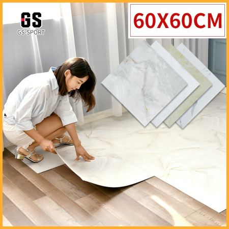 Waterproof Vinyl Tiles - Self Adhesive PVC Carpet Mat