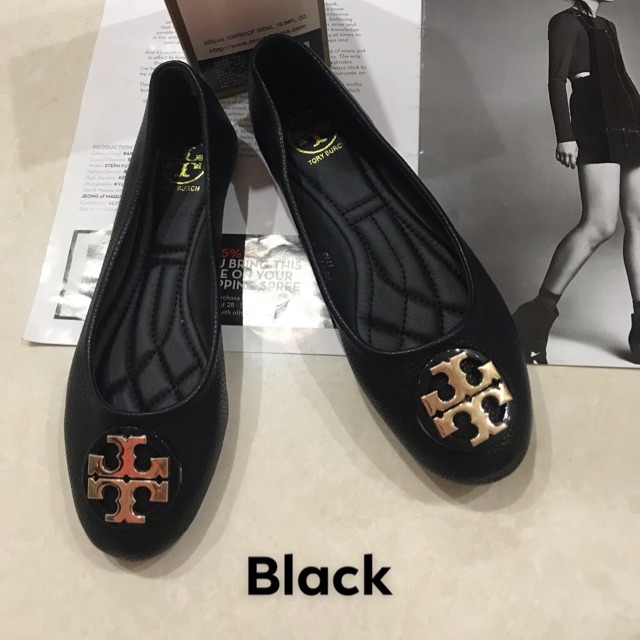 tory burch black shoes