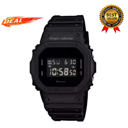 Casio DW5600 All Black Waterproof Watch (Unisex)