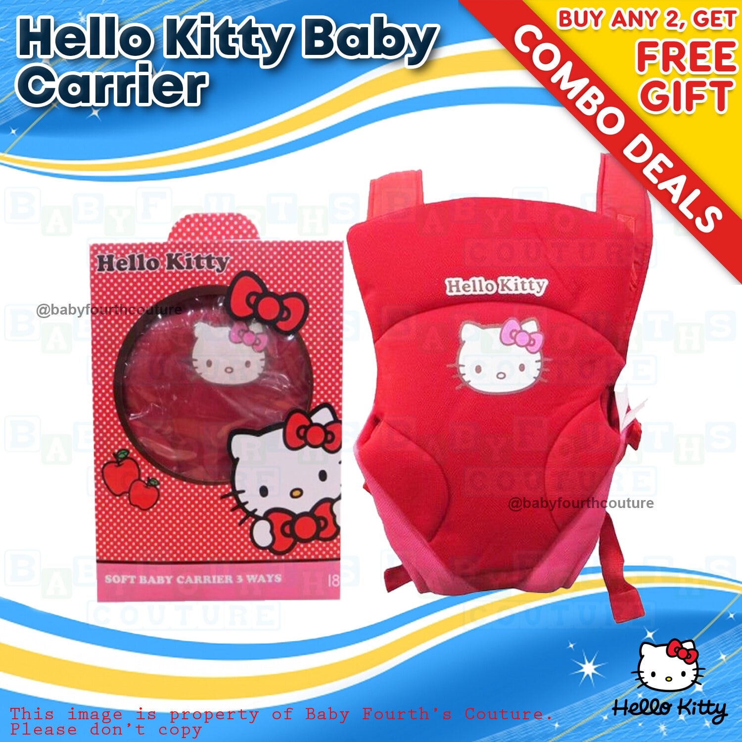 Hello kitty hot sale baby carrier