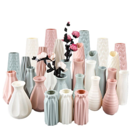 Nordic creative fashion vase decoration imitation ceramic vase