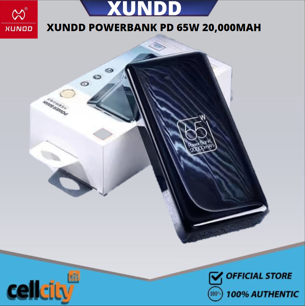 Xundd Power Bank 65W PD 20000 - Gold Call