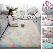 Roewe Korean Gradient Tie Dyed Plush Carpet - 50x80cm