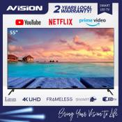 Avision 55" 4K Smart Digital Led TV with Netflix & Youtube