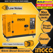 Ingco 9KVA Silent Diesel Generator with 100% Copper Coil