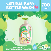 Tiny Buds Natural Baby Bottle Wash 700ml