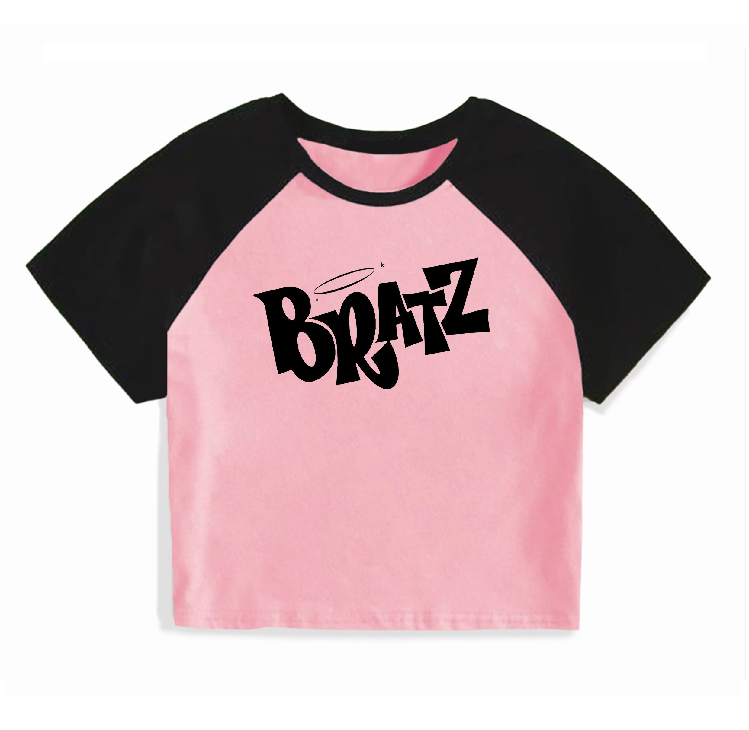 Bratz Two Tone Raglan Crop Top Lazada PH