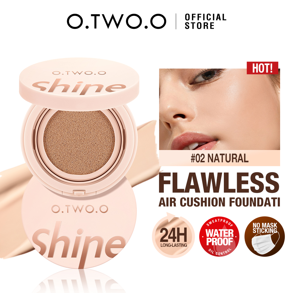 Discount on O.TWO.O  shoes - SKU: O.TWO.O Urban Miracle Skin Cushion BB cream Moisturize Lightweight Oil Control Waterproof Natural