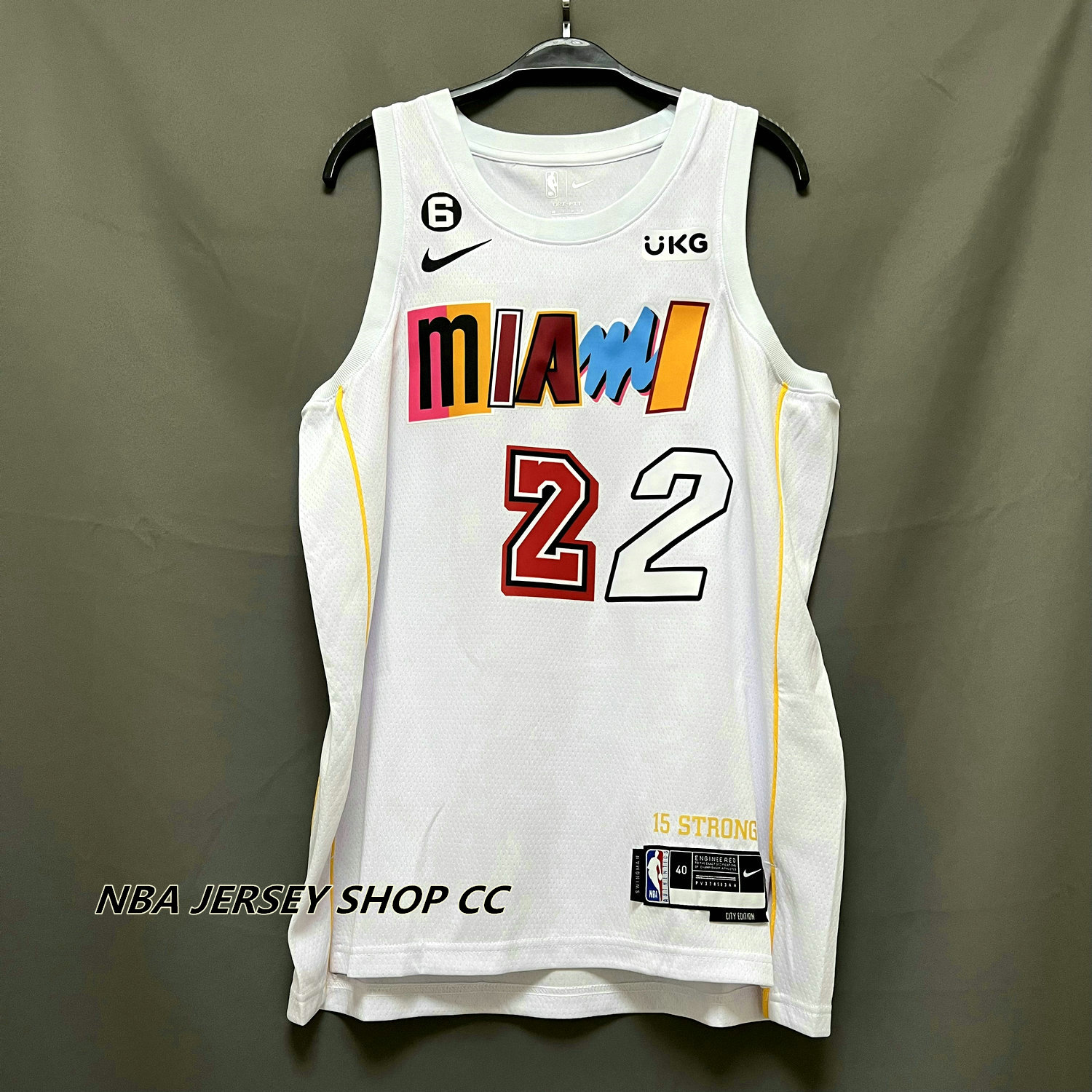 2022 City Edition NBA Miami Heat Black #22 Jersey-311,Miami Heat