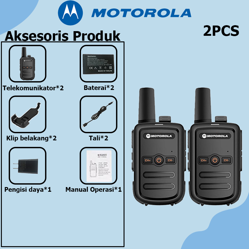 （Buy 1 Take 1）Motorola walkie talkie mini walkie talkie long range motorola radio two way radio walkie talkie motorola two way radio walkie-talkies motorola walkie talkie 10km walky talky radio long range two way radio buy 1 take 1 2 way radio - Image 2