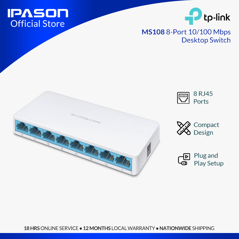 TP-Link Mercusys MS108 8-Por...