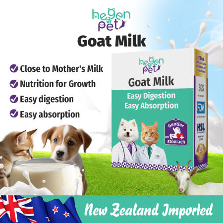 Hegen Pet Goat's Milk Replacer for Immune System Boost