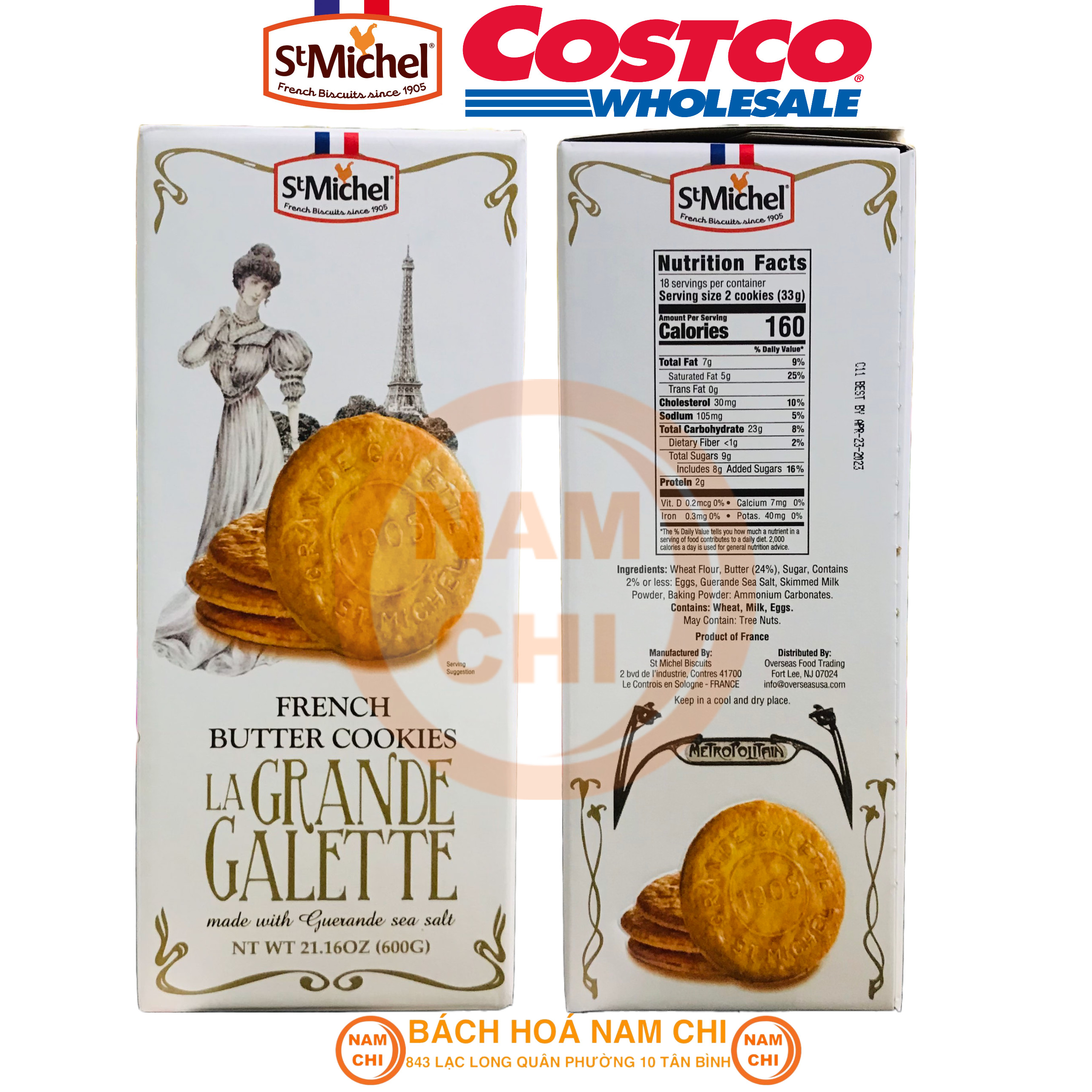 Bánh Quy Bơ Pháp BÀ ĐẦM LA GRANDE GALLETTE St MICHEL SINCE 1905 600g