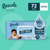 RASCAL + FRIENDS H2O Water Wipes 72 Sheets