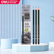 Deli 6B Sketching Pencil Set - School/Office Supplies (6848)