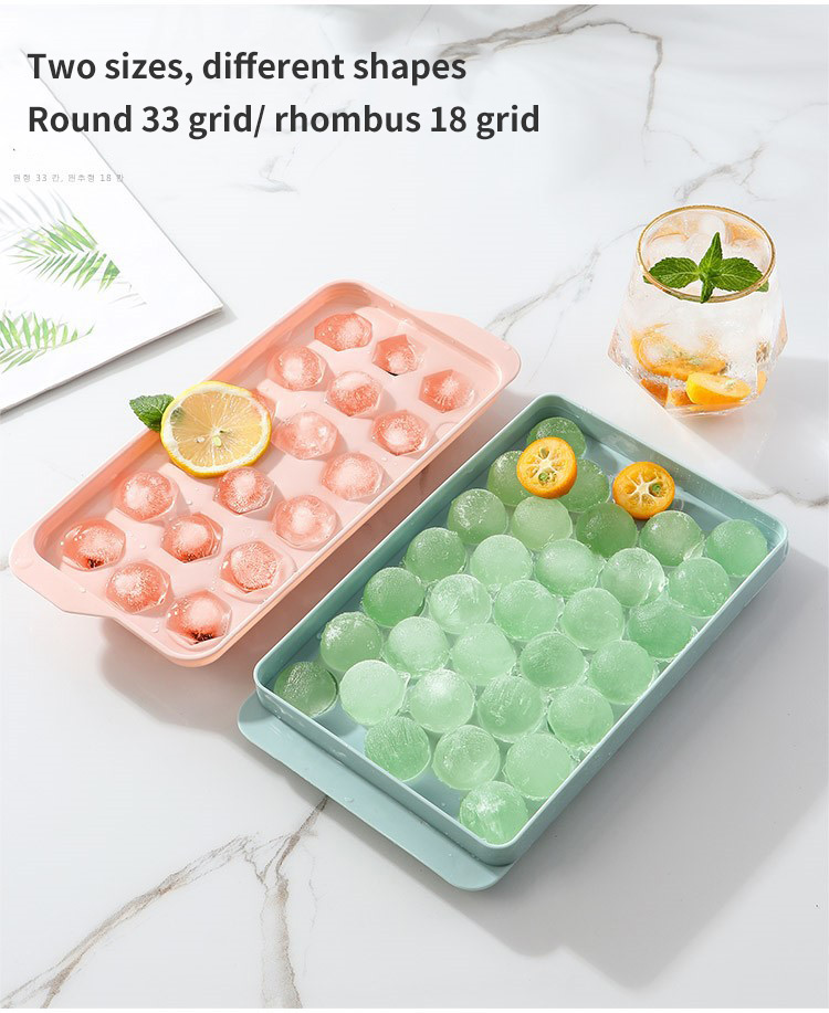 Ozera 2 Pack Silicone Ice Cube Tray, Ice Cube Trays for Freezer, Easy  Release Silicone Ice Cube Molds for Whiskey, Cocktail, Chocolate