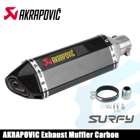 Akrapovic Universal Carbon Fiber Motorcycle Exhaust