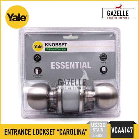 Yale Carolina Door Lock Set: Entrance/Bathroom Knob - Gateman