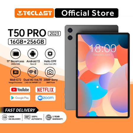 Teclast T50 PRO 11" Tablet with 8GB RAM and 256GB ROM