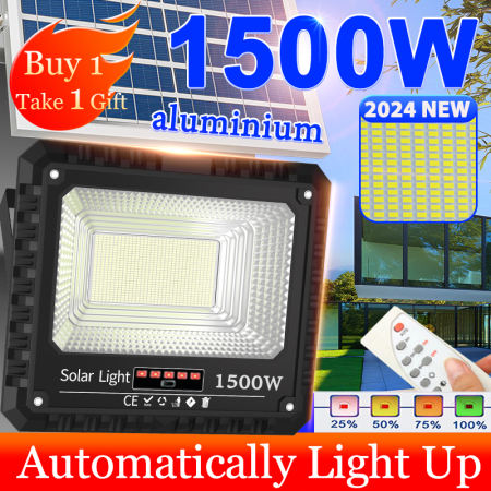 Solar Flood Light Christmas 1000W Outdoor Waterproof IP67 LED