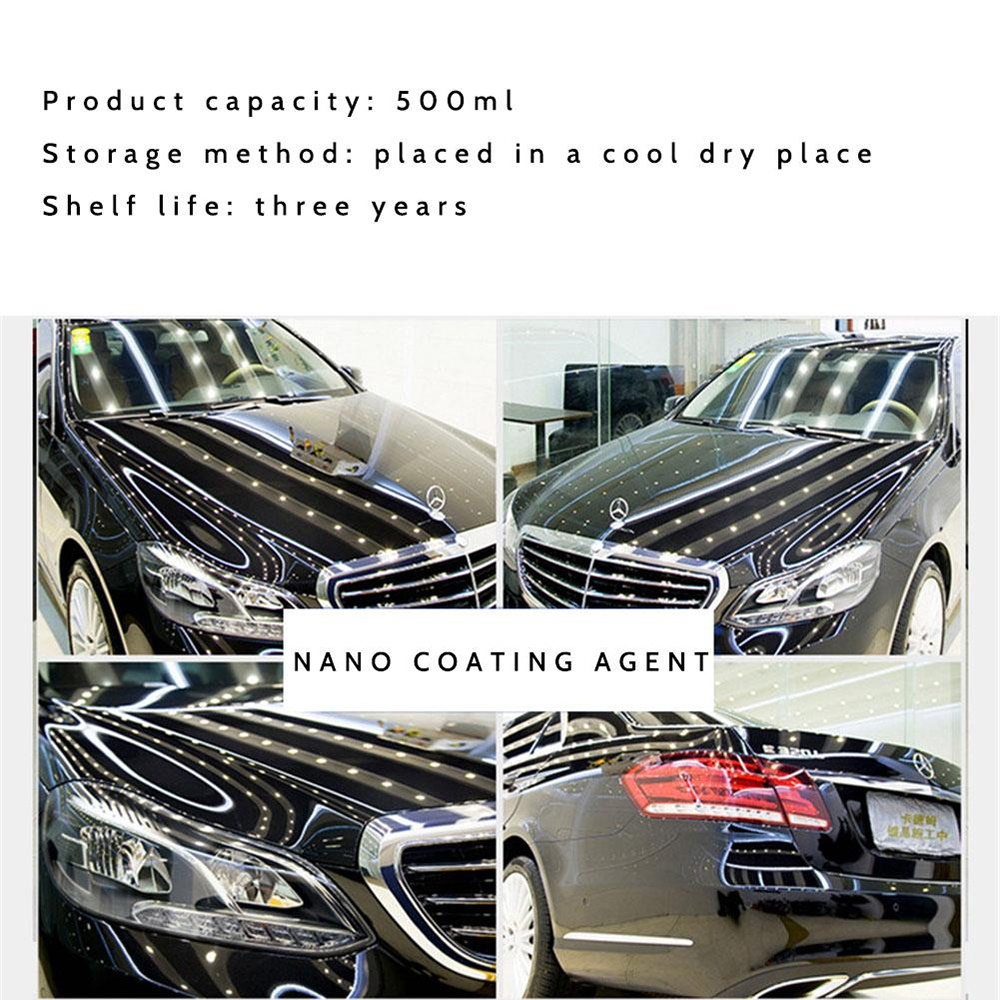 2 In 1 1000 times brighter Car nano coating spray car wax 500ML paint  Hydrophobic Ceramic Gloss shine polishing waterproof